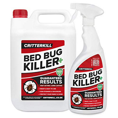 Critterkill Professional Bed Bug Killer Spray 6L from B&Q