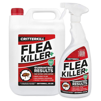 Critterkill Flea Killer Spray For The Home 6L from B&Q