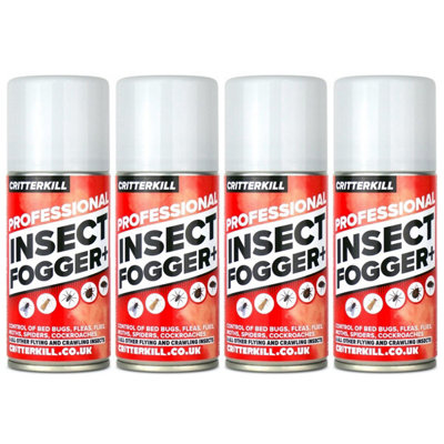 Critterkill Professional One Shot Insect Killer Fogger 150Ml4 Pack from B&Q