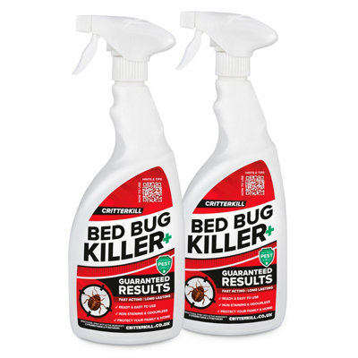 Critterkill Professional Bed Bug Killer Spray 2 X 1L from B&Q