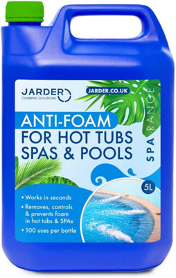 - Jarder Anti Foam For Hot Tubs And Spas 5L