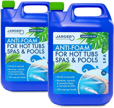 B&Q -  Anti Foam For Hot Tubs And Spas 2 X 5LHot Tub Foam Remover