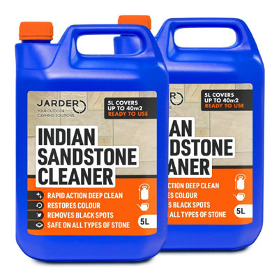 Jarder Indian Sandstone Cleaner 2 X 5L from B&Q