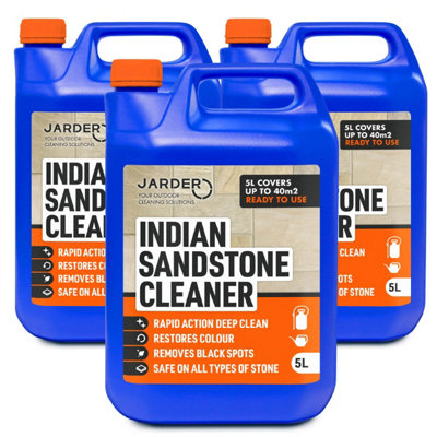 Jarder Indian Sandstone Cleaner 3 X 5L from B&Q