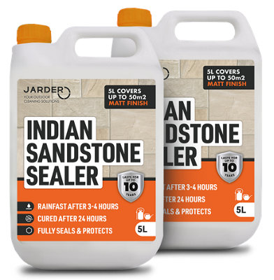 Jarder Indian Sandstone Patio Weatherproof Sealer 2 X 5L from B&Q