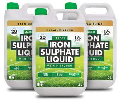 Jarder Iron Sulphate Liquid 3 X 5LGrows GrassFeeds Lawns And Greens Grass from B&Q