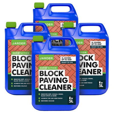Jarder Rapid Action Block Paving Cleaner 4 X 5L