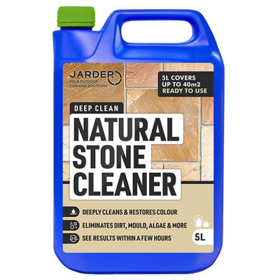 Jarder Natural Stone Cleaner 5LSafe For Use On SandstoneYork Stone And More from B&Q