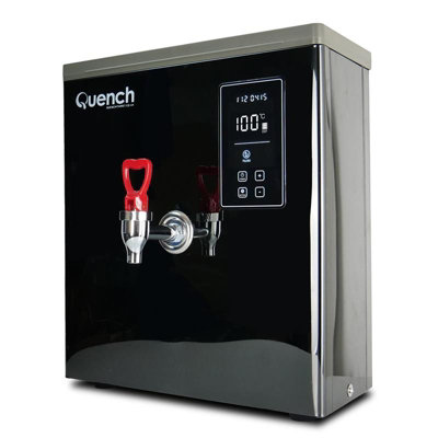 Quench Commercial Counter Top Black Steel Mains Fed Autofill Hot Water Boiler 12L from B&Q
