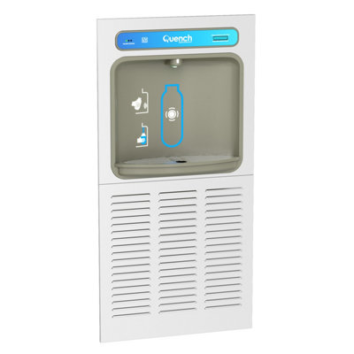 Quench Wall Mounted Mains Fed Water Bottle Filling Station Dispenser With Uv PurificationGrey from B&Q