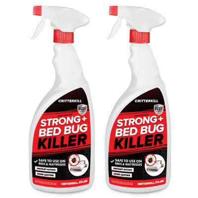 Critterkill Strong Bed Bug Killer Spray 2 X 1L from B&Q