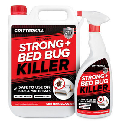 Critterkill Strong Bed Bug Killer Spray 5L + 1L from B&Q