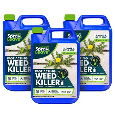 Jarder Fast Acting Strong Weed Killer For Hard Surfaces 3 X 5L from B&Q