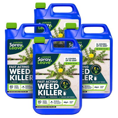 Jarder Fast Acting Strong Weed Killer For Hard Surfaces 4 X 5L from B&Q