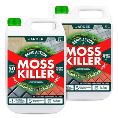 Jarder Rapid Action Moss Killer 2 X 5L from B&Q