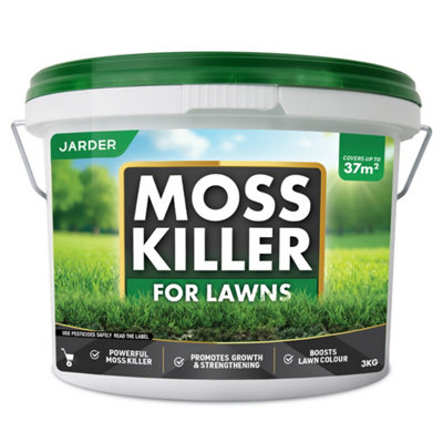 Jarder Moss Killer For Lawns 3KgIron Sulphate Lawn Feed And Treatment from B&Q