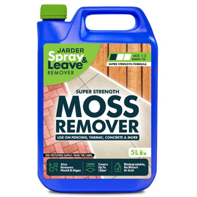 Jarder Super Strength Moss Remover For Hard Surfaces 5L from B&Q