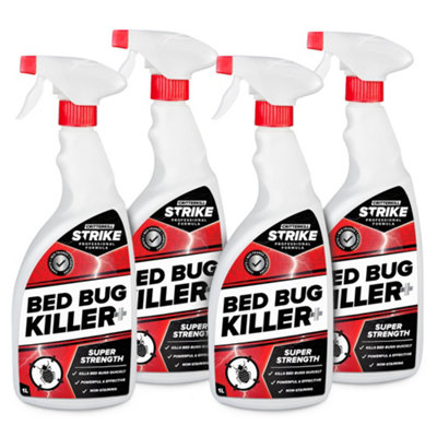 Critterkill Strike Bed Bug Killer Spray 4 X 1L from B&Q