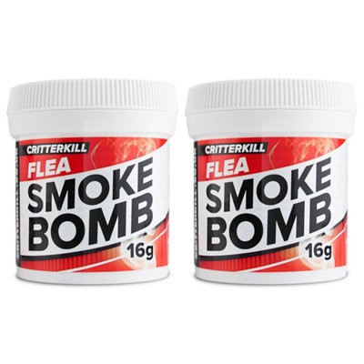 Critterkill Flea Killer Smoke Foggers 16G X 2 from B&Q