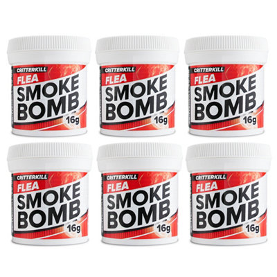 Critterkill Flea Killer Smoke Foggers 16G X 6 from B&Q