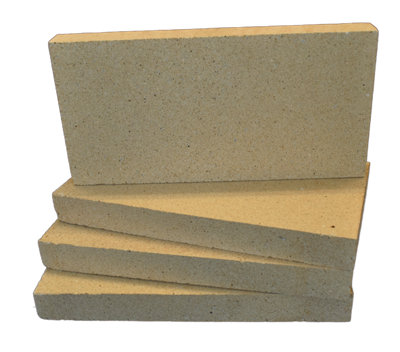 The Stove Wizard Set Of 4 Premium Vermiculite Firebricks 230mm X 114mm X 25mm For Wood Log Burning Stoves Multi Fuel Burner from B&Q