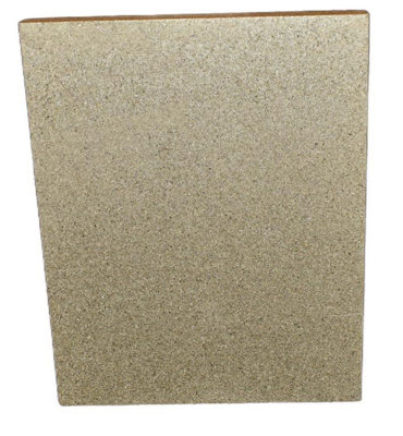 The Stove Wizard Vermiculite Fire Boards,firebricks Heat Proof High Density 2 Pack250mm X 303mm X 25mm Log Burner from B&Q