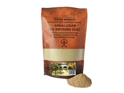 The Stove Wizard Andalusian Naranja Wood Smoking Dust Premium Bbq Smoker Dust 100% Natural Eco Friendly 1.5L Fine Smoke Blend from B&Q