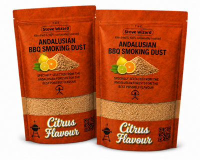 B&Q -  Citrus Wood Smoking Dust Bbq Smokers 3L Natural Eco Friendly