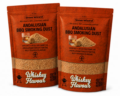 B&Q -  Whiskey Barrel Smoking Dust Bbq Smokers 3L Natural Eco Friendly