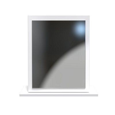 Windsor Mirror In White Gloss (Ready Assembled) from B&Q