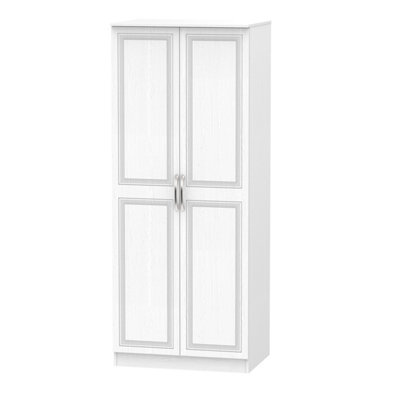 Stafford 2 Door Wardrobe In Signature White (Ready Assembled) from B&Q