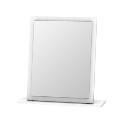 B&Q Stafford Mirror In Signature (Ready Assembled) White