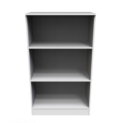 Trent Bookcase In White Gloss (Ready Assembled) from B&Q