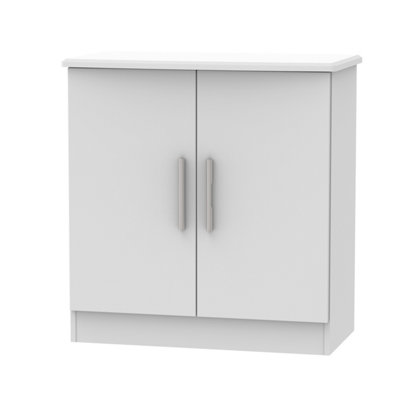 Harrow 2 Door Cabinet In Grey Matt (Ready Assembled) from B&Q
