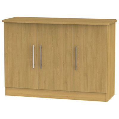 Bergamo Ready Assembled Oak Effect Sideboard (H)790mm (W)1120mm from B&Q
