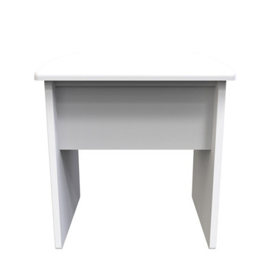  - Trent Stool In Dusk Grey & White (Ready Assembled)