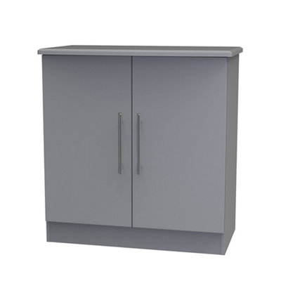 Ready Assembled Matt Grey Matt Cabinet (H)790mm (W)760mm (D)400mm from B&Q