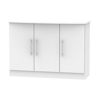 Ready Assembled Grey Matt Sideboard (H)790mm (W)1120mm from B&Q