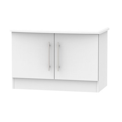 Ready Assembled Matt Grey Media Unit(H)49.5Cm X (W)76Cm X (D)40Cm from B&Q