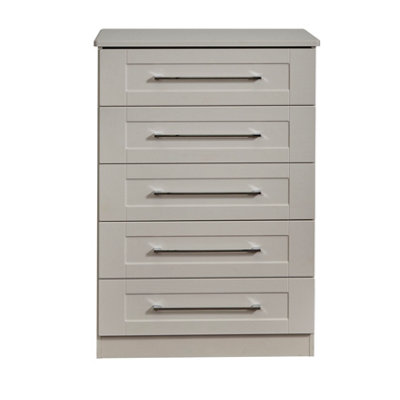 Ripon 5 Drawer Chest In Kashmir Ash (Ready Assembled) from B&Q