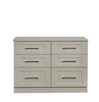 Ripon 6 Drawer Wide Chest In Kashmir Ash (Ready Assembled) from B&Q