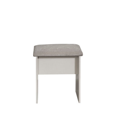 Ripon Stool In Grey Ash (Ready Assembled) from B&Q
