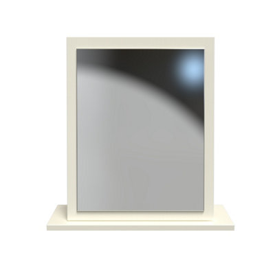  - Albert Mirror In Cream Ash & Oak (Ready Assembled)