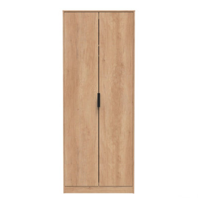 Osaka Tall Plain Wardrobe In Nebraska Oak (Ready Assembled) from B&Q