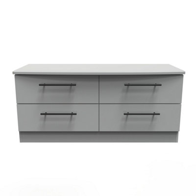 Howard 4 Drawer Bed Box In Dusk Grey (Ready Assembled) from B&Q
