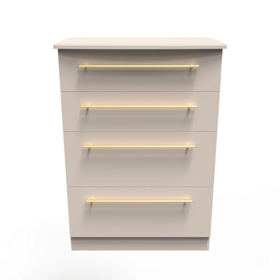 Helmsley 4 Drawer Deep Chest In Kashmir Matt (Ready Assembled) from B&Q
