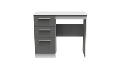  - Trent Vanity In Dusk Grey & White (Ready Assembled)