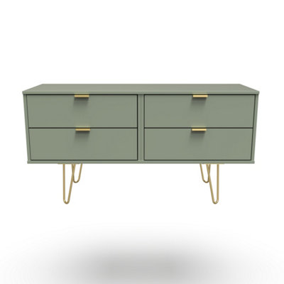  - Fuji 4 Drawer Bed Box In Reed Green (Ready Assembled)