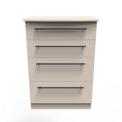 Howard 4 Drawer Deep Chest In Kashmir Matt (Ready Assembled) from B&Q