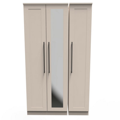 Howard Tall Triple Mirror Wardrobe In Kashmir Matt (Ready Assembled) from B&Q